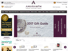 Tablet Screenshot of amaranth-wellbeing.com